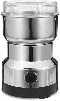 SHREVI IMPEX Mini Electric Stainless Steel Smash Machine Multi Function Small Food Grinder Portable Coffee Bean Seasonings Spices Mill Automatic Grinding Tool Appliance Home and Office  - Image 2