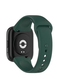 Watch Redmi Watch 3 Active Strap High Quality Silicone Material Padded Press Strap Strong and Durable Green  - Image 2