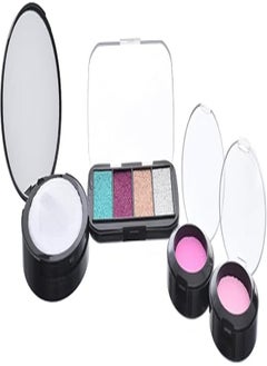 Plastic Makeup Kit Toy Contains Skincare Machine With Blushes And Brushes Add More Entertaining For Girls Set Of 9 Pieces - Multi Color
