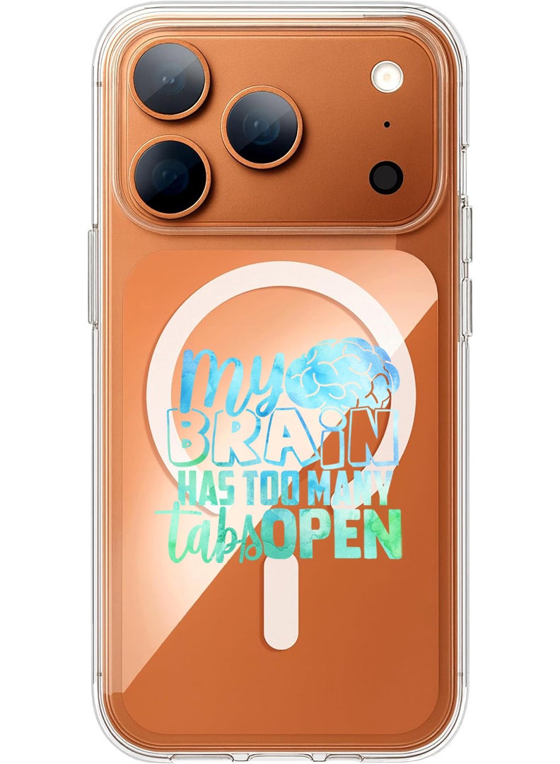 Theodor Magnetic Case for Apple iPhone 17 Pro Max Compatible with MagSafe Wireless Charging, Shockproof Phone Bumper Cover - Nasa 2 - Image 1