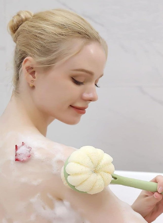 SPITEN Silicone Bath Brush with Long Handle - Soft Bristles Back Scrubber for Shower | Body Massage - Exfoliating Dirt Removal Brush for Men | Women (Korean Pack of 3) - Image 5