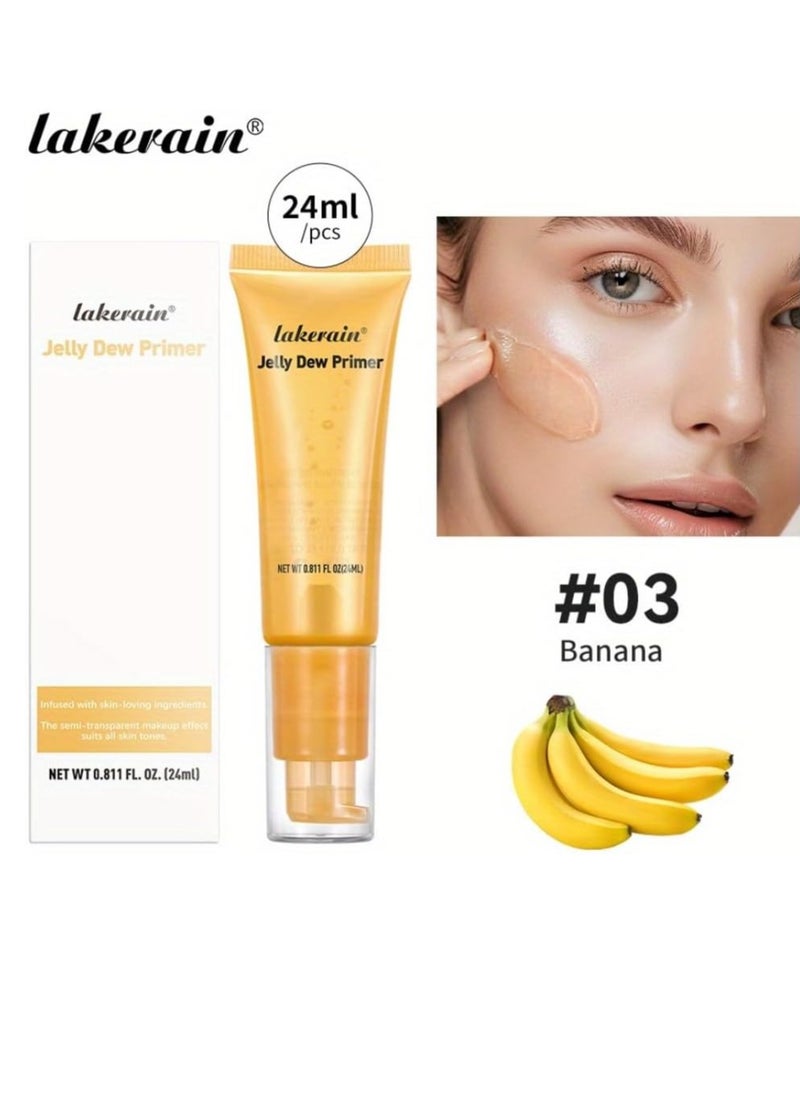 Jelly Dew Primer Banana for Moisturizing Soothing Nourishing Smooth Skin Jelly Texture and Hydrating Face Primer Evens Skin Tone and Brightens Makeup Primer 04 - pzsku/Z2BEF40892EDE9A0EAD86Z/45/_/1722609297/e5e519ec-f9fc-4a95-b1b7-0dc041932c3d