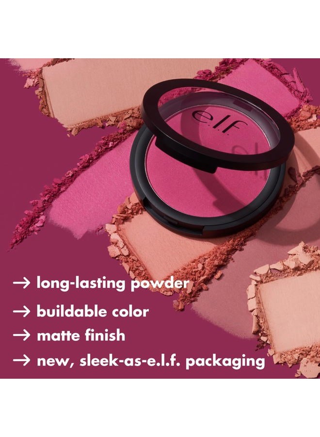 elf أحمر خدود معزز بالبرايمر، يدوم طويلاً، غير لامع، جريء، خفيف الوزن، يمتزج بسهولة، يحدد الخدين، يدوم طوال اليوم، 0.35 أونصة - Image 4