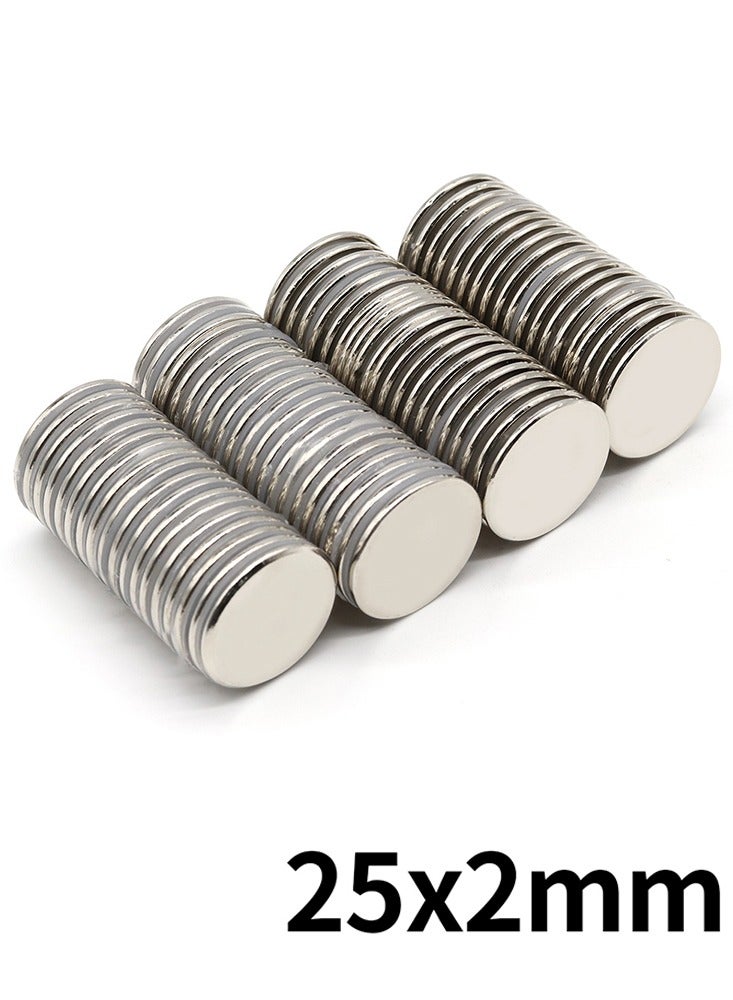 10Pcs Round Magnet 0.98X0.08inch Permanent NdFeB Super Strong Powerful Magnetic imans N35 25mm x 2mm Neodymium Magnets Refrigerator Magnet  - Image 1