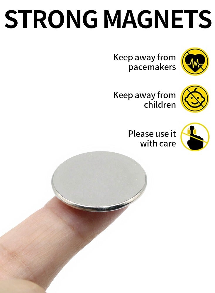 10Pcs Round Magnet 0.98X0.08inch Permanent NdFeB Super Strong Powerful Magnetic imans N35 25mm x 2mm Neodymium Magnets Refrigerator Magnet  - Image 2