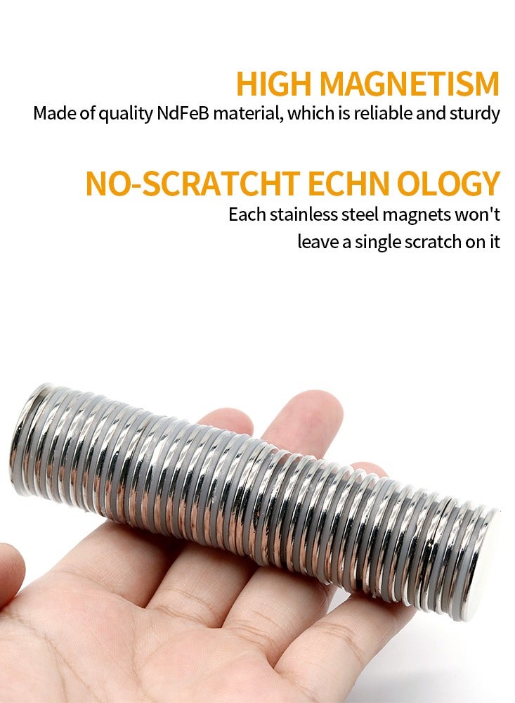 10Pcs Round Magnet 0.98X0.08inch Permanent NdFeB Super Strong Powerful Magnetic imans N35 25mm x 2mm Neodymium Magnets Refrigerator Magnet  - Image 3