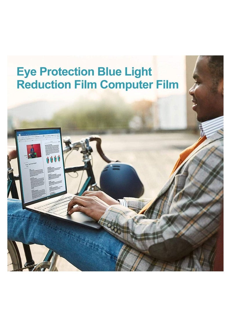 1Pack 14Inch Anti Blue Light Laptop Screen Protector, Eye Protection Computer Screen Cover for 14 Inch Laptop with 16:9 Aspect Ratio, Reduce Eye Strain and Touch Sensitive  - Image 4