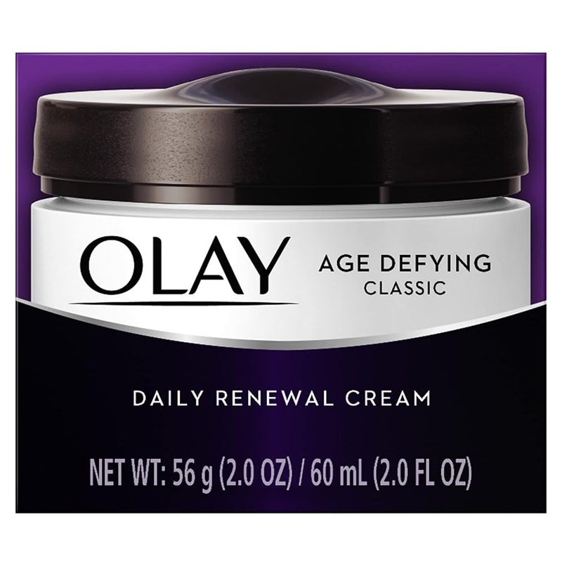 Olay Age Defying Daily Cream Renewal 2 Ounce (60ml) (2 Pack)