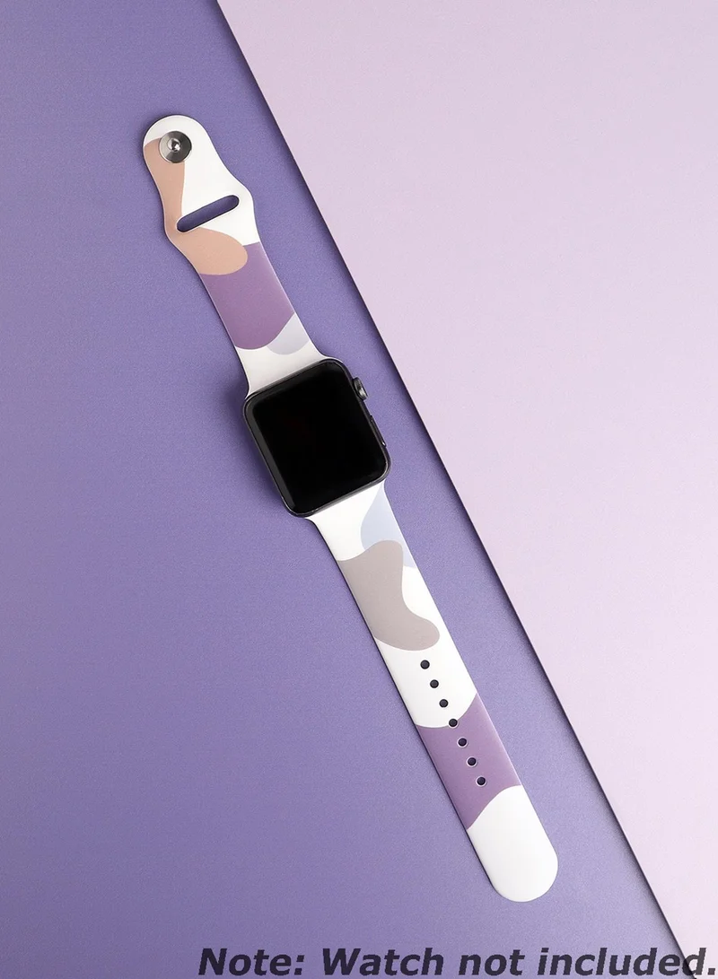 Haute Sauce Camo Silicone Apple Watch Strap For Women | 42mm/44mm/45mm