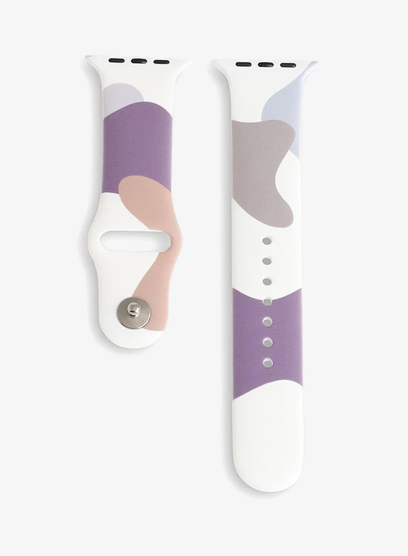 Haute Sauce  Camo Silicone Apple Watch Strap For Women | 42mm/44mm/45mm for Women | Best Price UAE