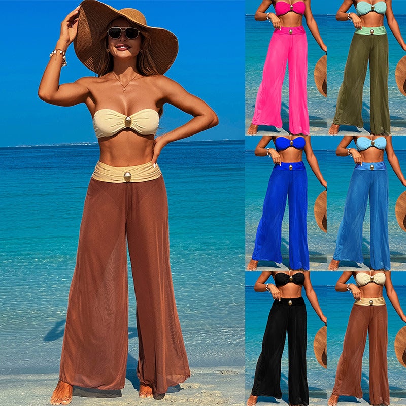 2026 New Swimwear Bikini Three-Piece Set Beach Shorts Split Swimsuit Women'S Manufacturer - Image 3