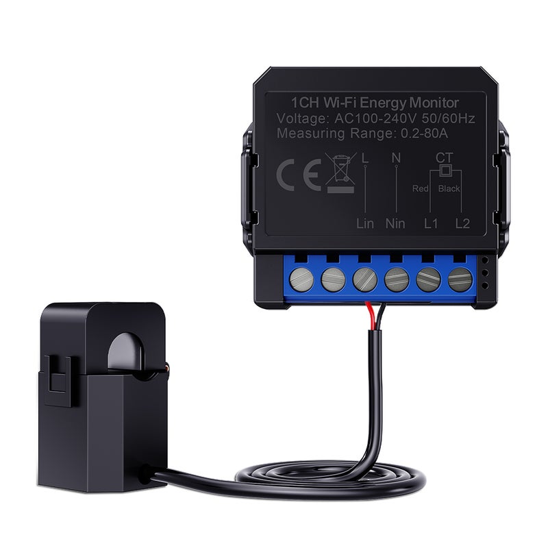 Tuya WiFi Energy Monitoring Switch Multifunction Power Voltage Current Meter Mobilephone APP Real-time Power Statistics Hourly Day Monthly Total Power Consumption Querying with Power Setting Function - Image 2