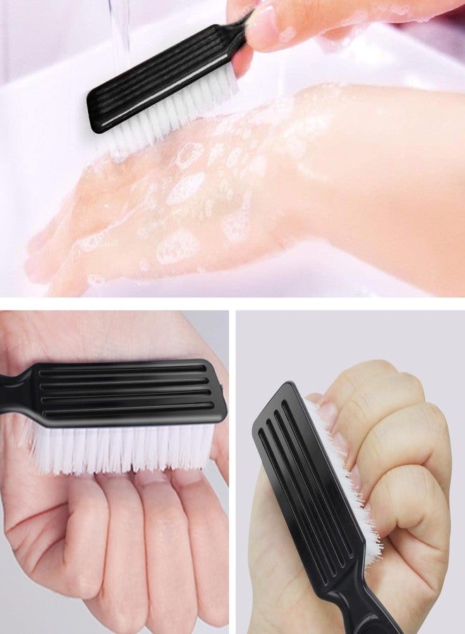 NICEMOVIC 30 Pcs Handle Grip Nail Brush, Hand Fingernail Cleaner Brush Manicure Tools Scrub Cleaning Brushes Kit, Use for Toe and Nail Cleaning (Black) - Image 3