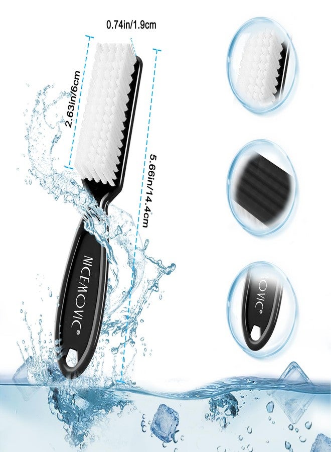 NICEMOVIC 30 Pcs Handle Grip Nail Brush, Hand Fingernail Cleaner Brush Manicure Tools Scrub Cleaning Brushes Kit, Use for Toe and Nail Cleaning (Black) - Image 4
