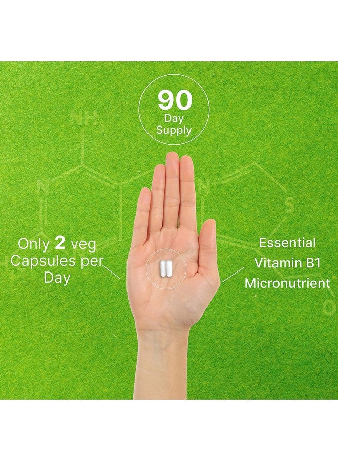 DEAL SUPPLEMENT Benfotiamine 600mg Per Serving, 180 Veggie Capsules (300mg Per Cap) - Fat Soluble Vitamin B1 Thiamine Supplement - 3rd Party Tested, Vegan, Non-GMO, Gluten Free - Image 5