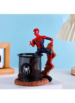 Hediyesahibi Gift Holder Captain America and Spiderman Polyester Pencil Case  - Image 1