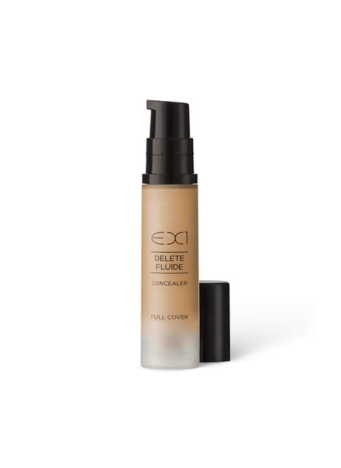 EX1 Cosmetics Delete Fluide Full Coverage Liquid Concealer Makeup Shade 40 Vegan Oil free with UltraBlendable Formula for Seamless Finish
