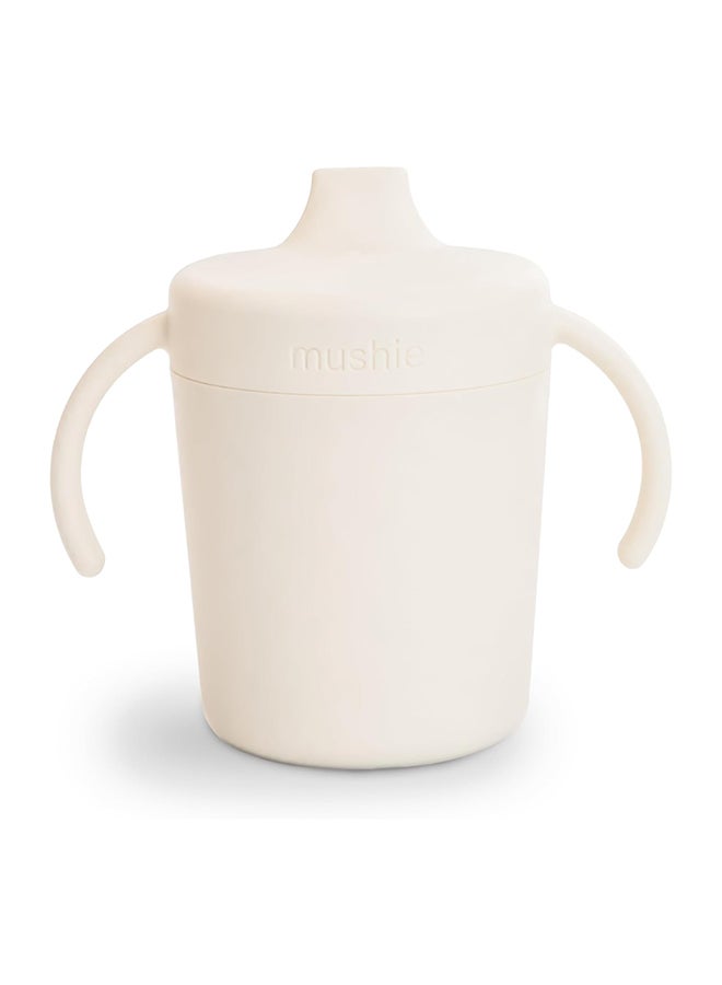 Mushie Trainer Sippy Cup Ivory - Image 1