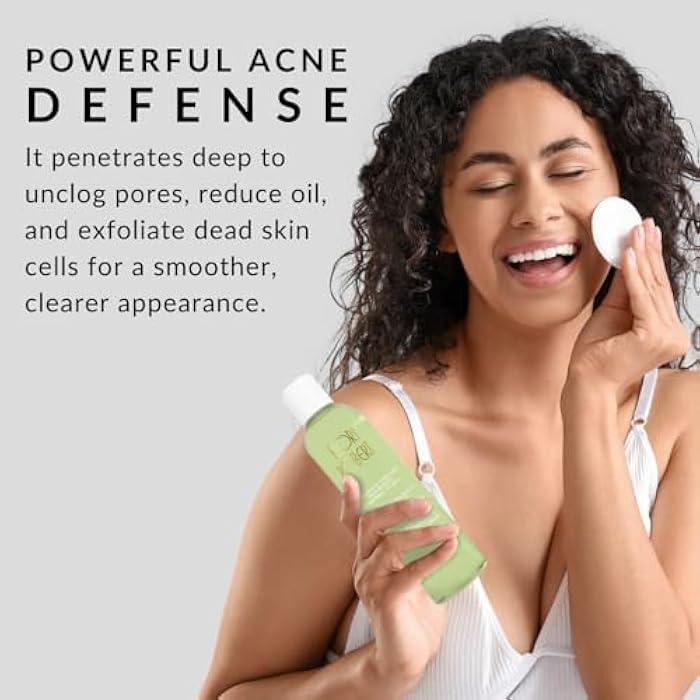 Flori Roberts Double O Complex Astringent by Flori Roberts, 20% Salicylic Acid for Acne Prone Skin, Helps Clear Acne Blemishes, Facial Cleanser for Pimples - Image 4