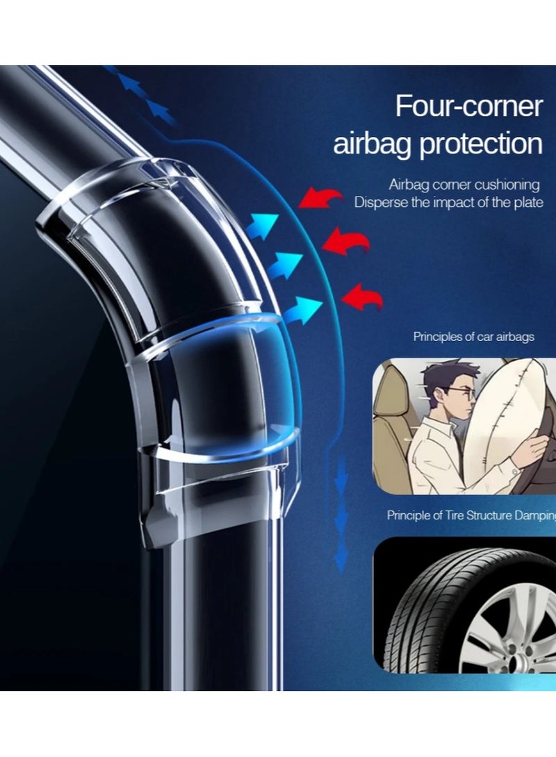 For realme C63/realme C61 4G Case, Soft TPU Back Cover Shockproof Silicone Bumper Anti-Fingerprints Full-Body Protective Case Cover for realme C63/realme C61 4G (Transparent) - Image 2