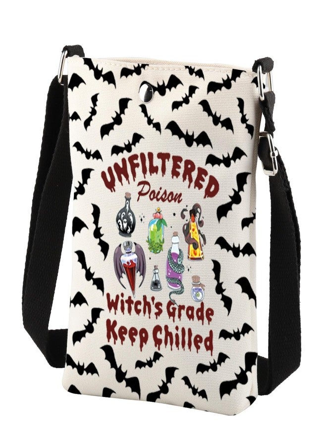BNQL Unfiltered Poison Witches Crossbody Bag Halloween Witch Gifts Spooky Season Gifts Halloween Crossbody Cell Phone Purse - Image 1