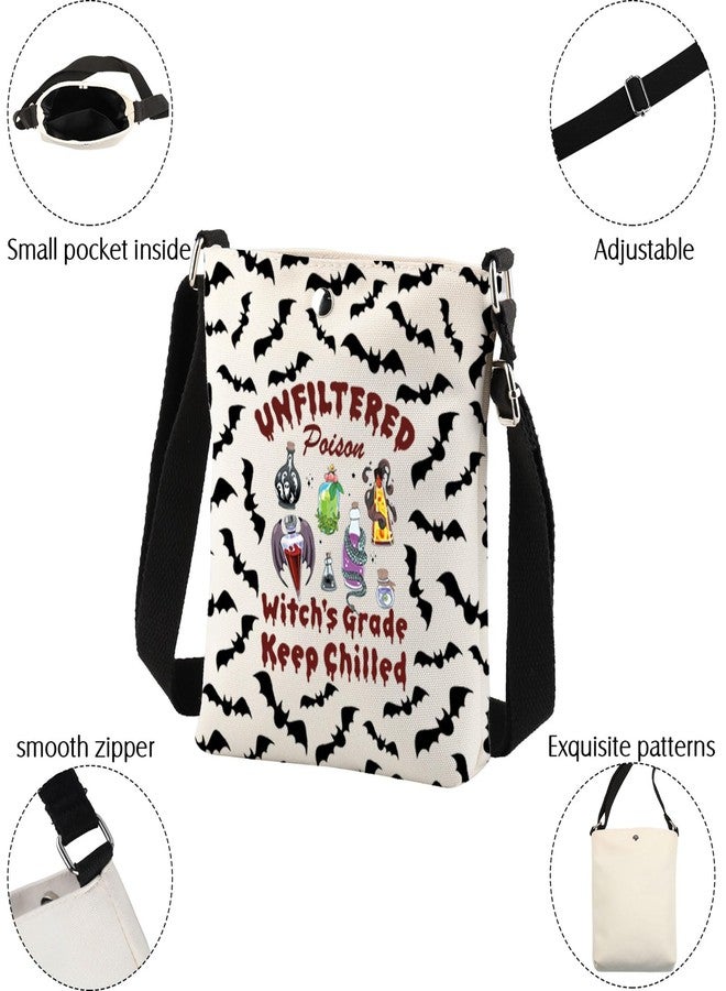 BNQL Unfiltered Poison Witches Crossbody Bag Halloween Witch Gifts Spooky Season Gifts Halloween Crossbody Cell Phone Purse - Image 5