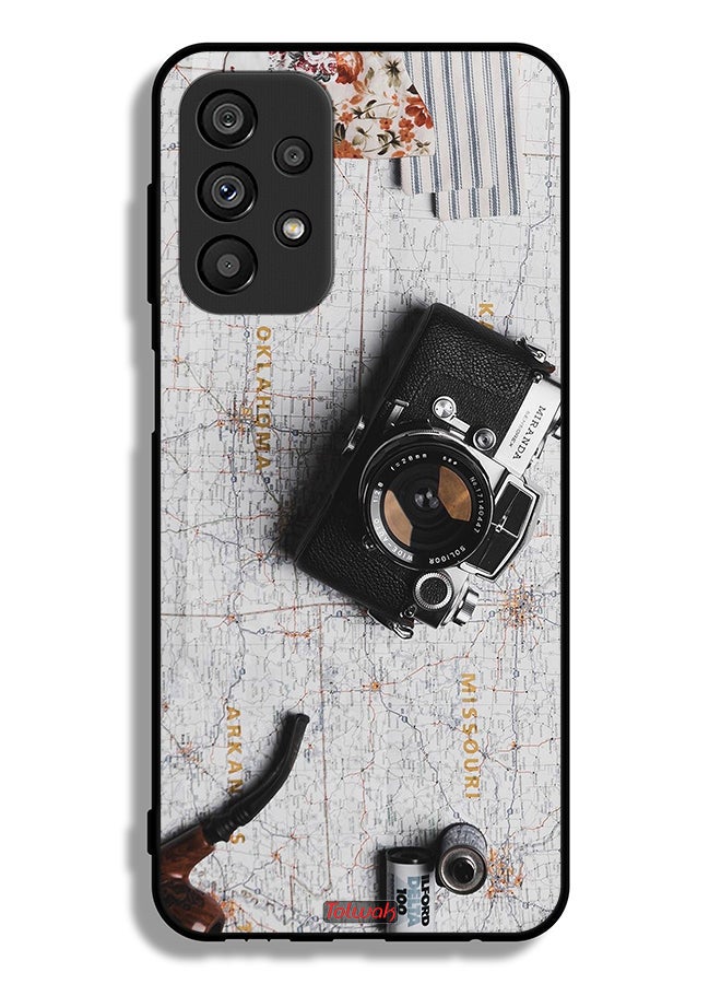 Tolwak Samsung Galaxy A23 5G Protective Case Cover Vintage Camera - Image 1