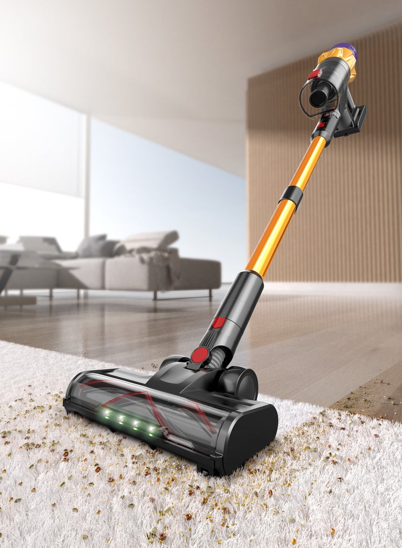 Blossom Cordless Stick Vacuum 550W/45Kpa,60 Minutes Cordless Vacuum for Carpets,Hard Floors,Pet Hair,glod - Blossom - Image 1