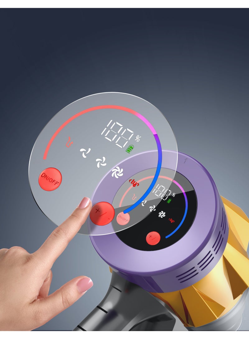 Blossom Cordless Stick Vacuum 550W/45Kpa,60 Minutes Cordless Vacuum for Carpets,Hard Floors,Pet Hair,glod - Blossom - Image 5