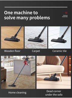 sokany Vacuum Cleaner, 5M Corded Stick Vacuum Cleaner,18Kpa Handheld Vacuum Adjustable Lightweight 2 in 1 Stick Vacuum with HEPA Filter for Hard Floor,Carpet,Pet Hair  - Image 3