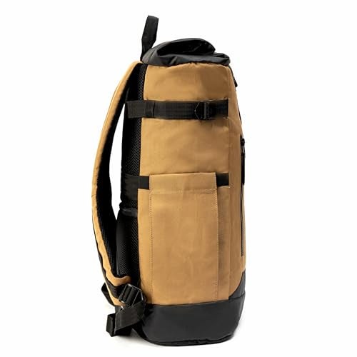 Tripole Tusker Roller Top Laptop Backpack for Daily Use and Travelling | Water-repellent fabric, Anti Theft Pockets and Expandable size (Khaki) - Image 3