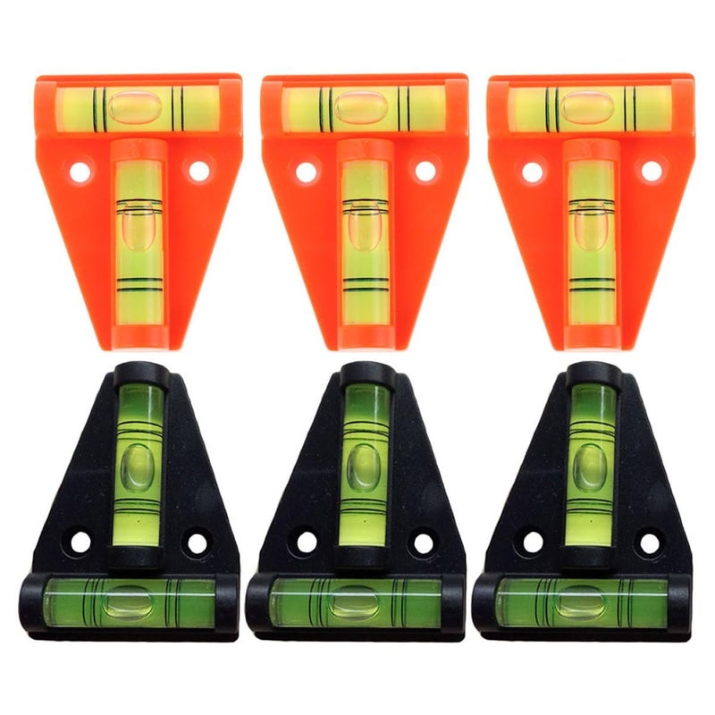Ipetboom 6pcs T Shape Mini Bubble Level Precision Spirit Level Gauge for Rvs Campers Trailers Boat - Image 2