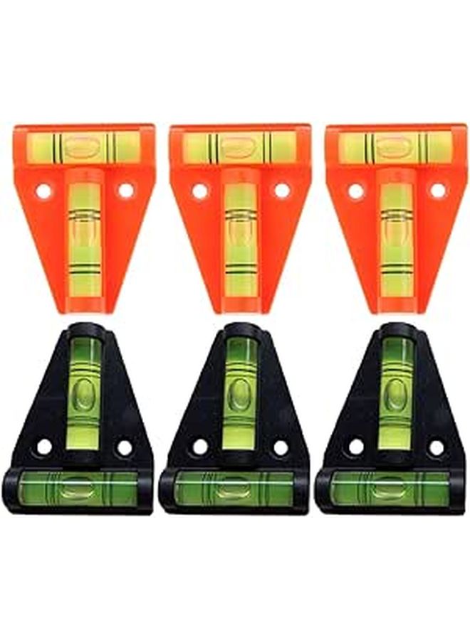 Ipetboom 6pcs T Shape Mini Bubble Level Precision Spirit Level Gauge for Rvs Campers Trailers Boat - Image 1