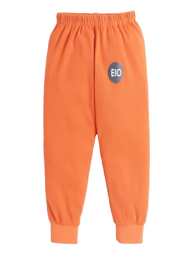 EIO طقم بيجاما قطني للجنسين من إي أو، مناسب للأولاد والبنات | طقم بيجاما ناعم للأطفال والرضع | سراويل نوم مريحة للأطفال الصغار - Image 5