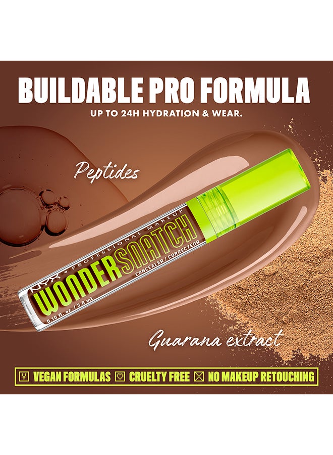NYX Professional Makeup Wonder Snatch Concealer, Liquid Concealer,Mocha - Image 4