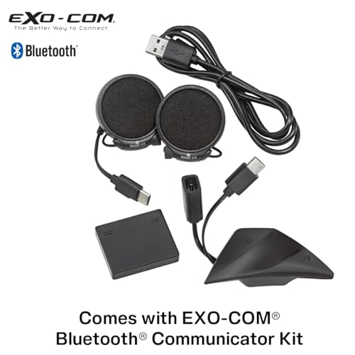 ScorpionEXO GT930 Transformer Modular Motorcycle Helmet Integrated EXO-COM Bluetooth Communication System DOT ECE Approved Solid (Matte Black - XL) - Image 5
