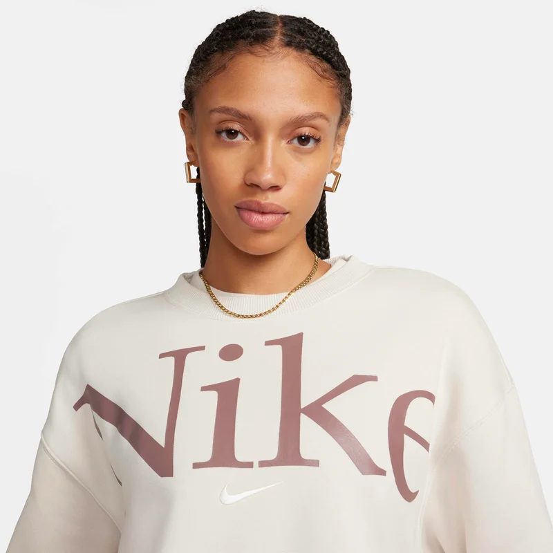 Nike Women's Sportswear Phoenix Fleece Oversized Logo Sweatshirt
