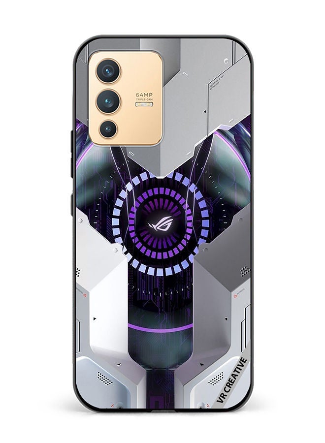 VR CREATIVE Protective Case Cover For Vivo V23 5G Republic Of Gamers Logo Design Multicolour - Image 1