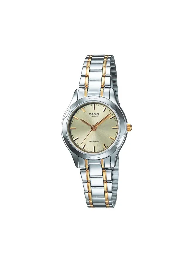 كاسيو Women's Stainless Steel Analog Watch LTP-1275SG-9ADF - 25 mm