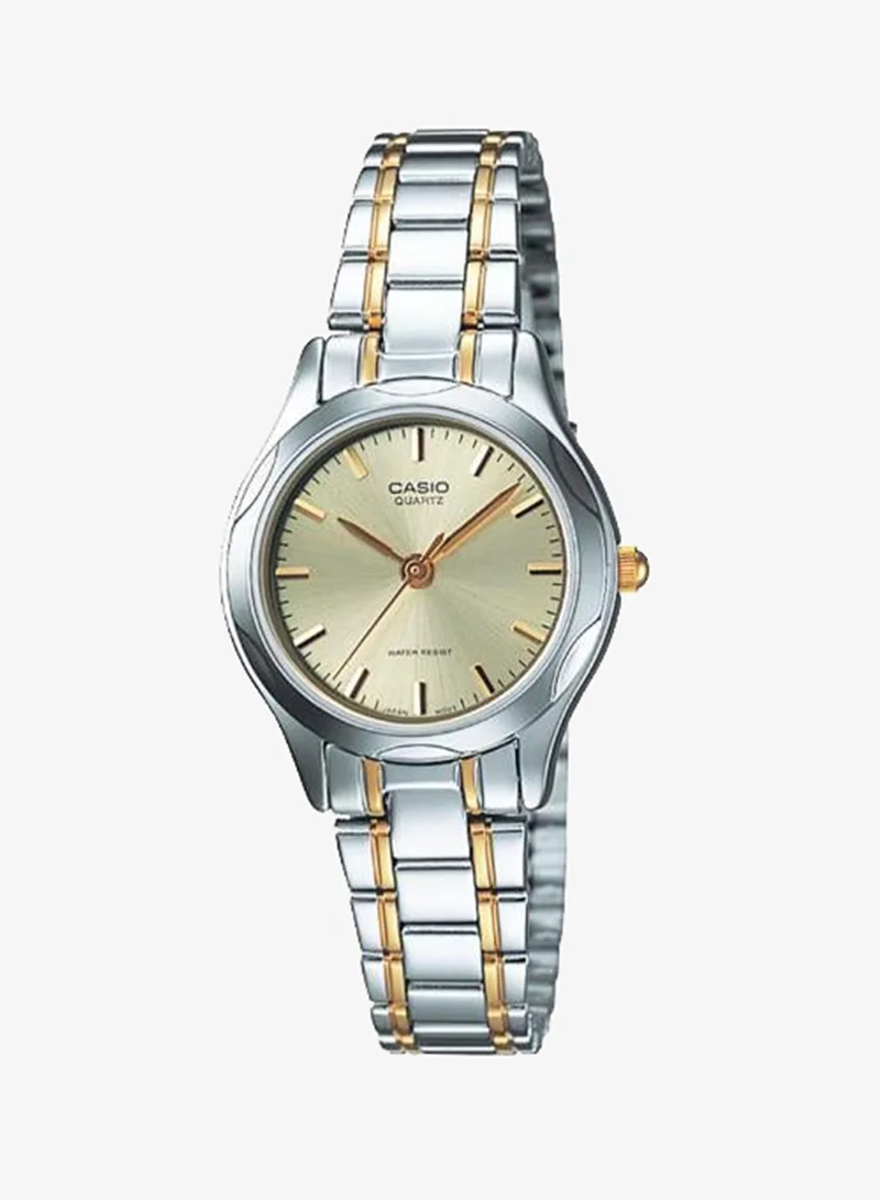 كاسيو Women's Stainless Steel Analog Watch LTP-1275SG-9ADF - 25 mm