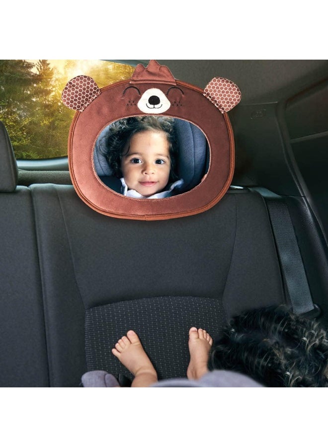 Diono Easy View Bear Character Baby Car Mirror - Image 2