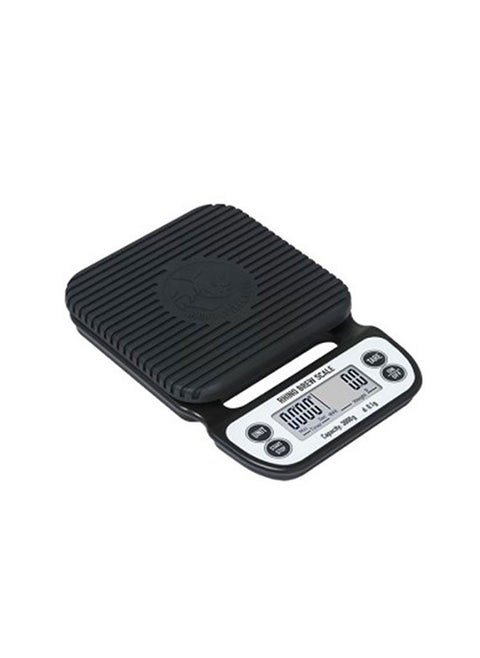 Coffee Brewing Digital Scale with Timer, AAA Battery Operated, 0.1g accuracy, Weighing Capacity 3kg - Black