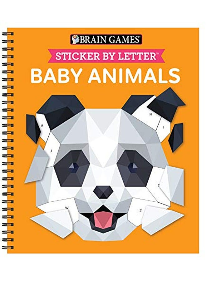 Brain Games Sticker By Letter Baby Animals 