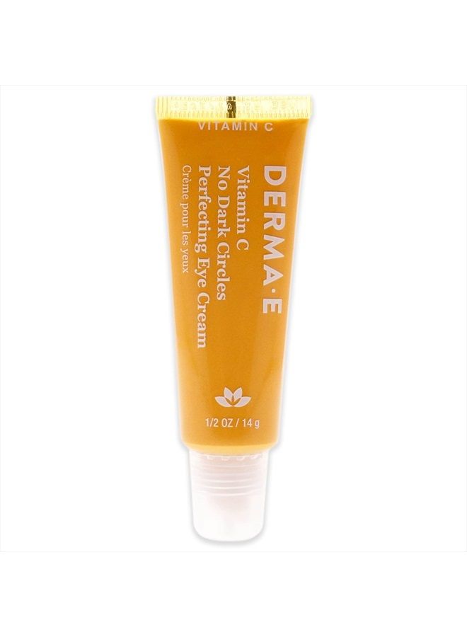 derma-e كريم العين المثالي خالي من الهالات السوداء بفيتامين C - كريم تصحيح لون العين بفيتامين C مع الكركم والكافيين للتجاعيد الدقيقة وانتفاخ تحت العين، 0.5 أونصة - Image 2