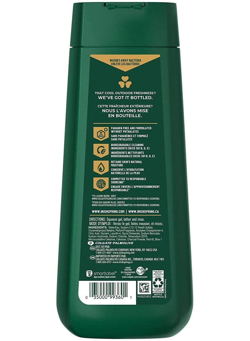 Irish Spring Irish Spring Charcoal Refresh Body Wash for Men, 591 mL  - Image 2