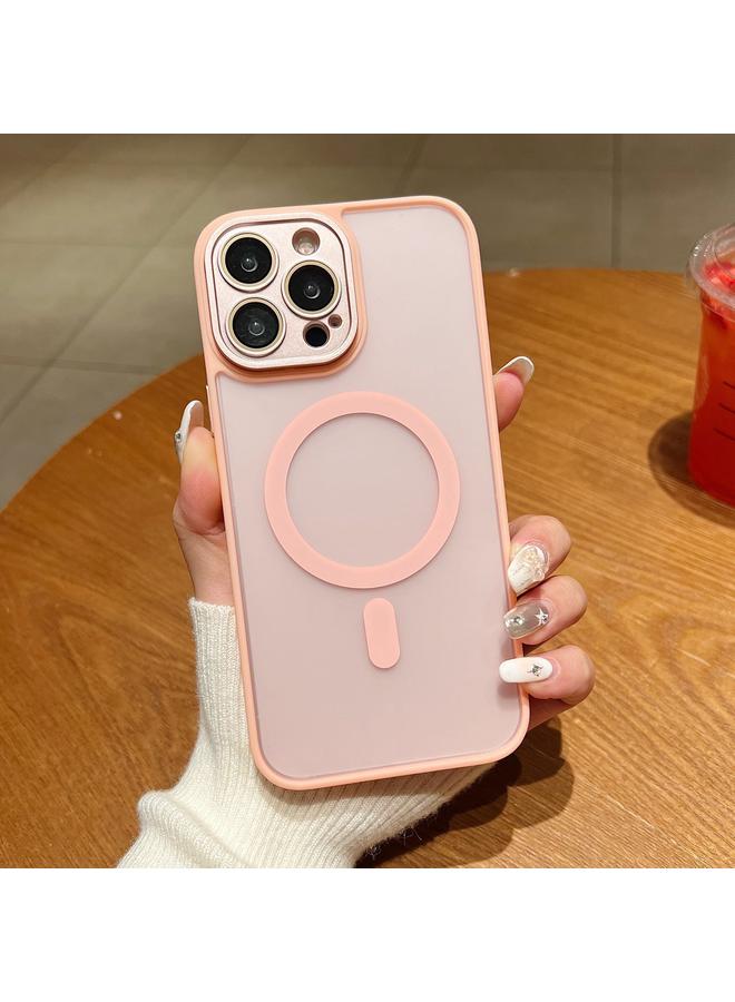 زبون جراب لهاتف iPhone 12 Pro Max Skin Feel MagSafe جراب هاتف مع فيلم عدسة - Image 2