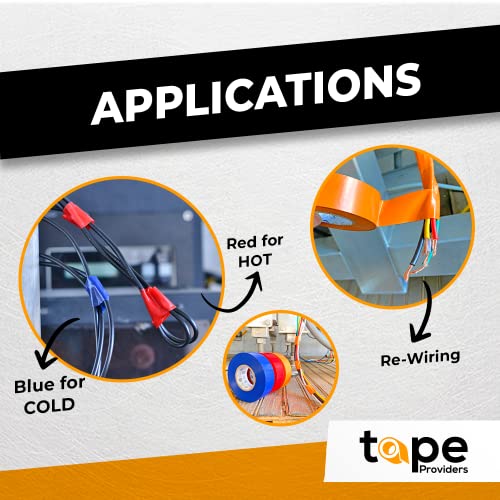 WOD Tape WOD ETC766 Professional Grade General Purpose White Electrical Tape UL/CSA Listed core. Vinyl Rubber Adhesive Electrical Tape: 3/4inch X 66ft. - Use at No More Than 600V & 176F (Pack of 1) - Image 4