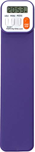 Mark-My-Time - Digital Bookmark - Mark My Time Reading Timer and Bookmark for Kids, Cool Bookmarks and Reading Incentives, Great Christmas Gift & Stocking Stuffer for Book Lovers - Purple - Image 1