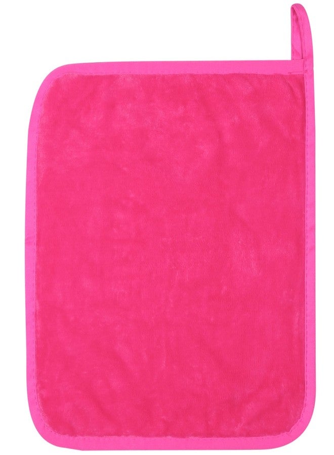 Lifaith Microfiber Makeup Removal Cloths Ultra Soft Facial Cloths, Pack Of 3, 12 x 12-Inch, Dark Pink - Image 5