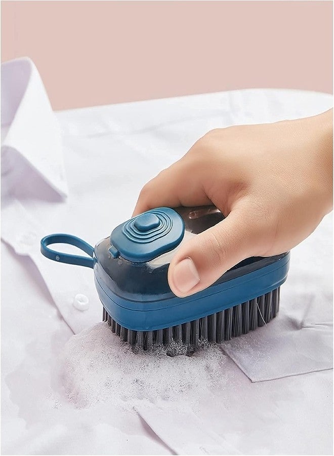 Coofandy Cloth Cleaning Household Washing Brush-Automatic Liquid Adding Brush Cleaning Kitchen Wash Pot Tile Sink Gap Cleaning Tools Laundry Soft Hair Scrubber - Multicolor - Image 1